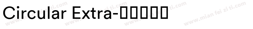 Circular Extra字体转换
